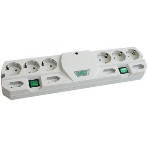 Сетевой фильтр MOST Tandem TRG 10 розеток 2 м (белый) 