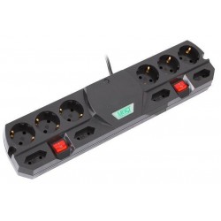 Сетевой фильтр MOST Tandem TRG 10 розеток 2 м (черный)