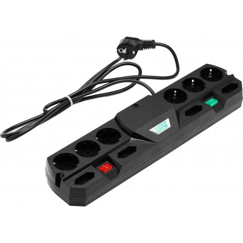 Сетевой фильтр MOST Tandem TRG 10 розеток 2 м (черный) 7