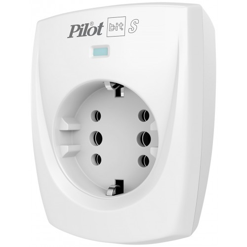 Сетевой фильтр Pilot Bit S GP 1 розетка (белый) 