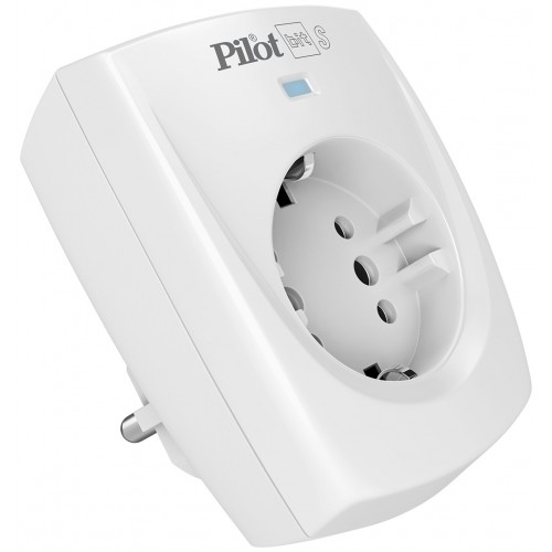 Сетевой фильтр Pilot Bit S GP 1 розетка (белый) 1