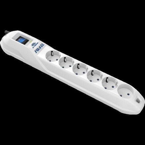Сетевой фильтр Pilot GL 6 розеток 1.8 м (белый) 7