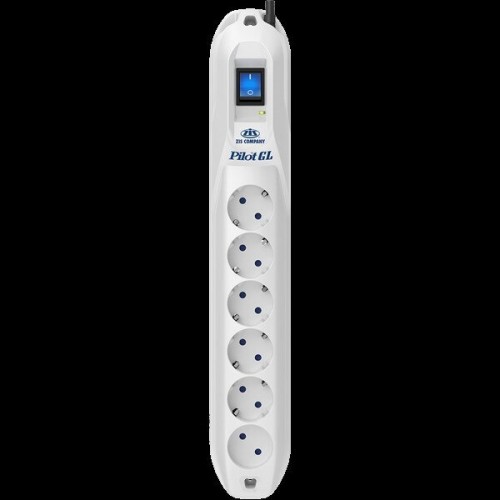 Сетевой фильтр Pilot GL 6 розеток 1.8 м (белый) 8