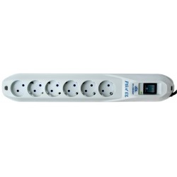 Сетевой фильтр Pilot GL 6 розеток 3 м (белый)