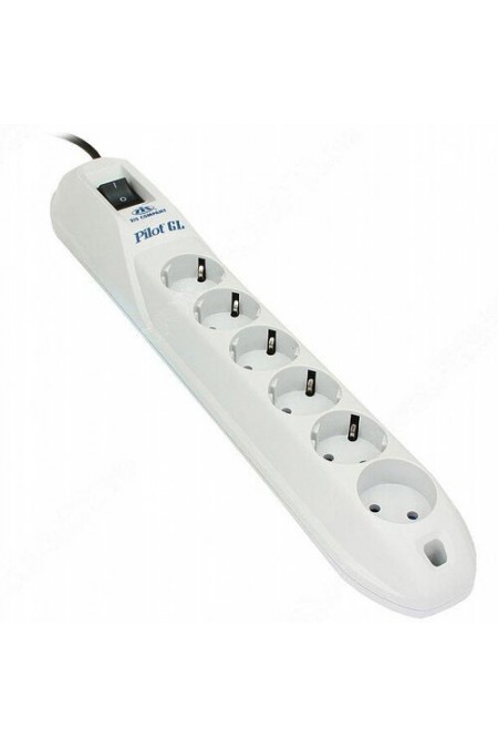 Сетевой фильтр Pilot GL 6 розеток 5 м (белый) 