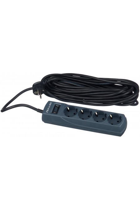 Сетевой фильтр Pilot m-MAX 4 розетки 10 м (серый) 1