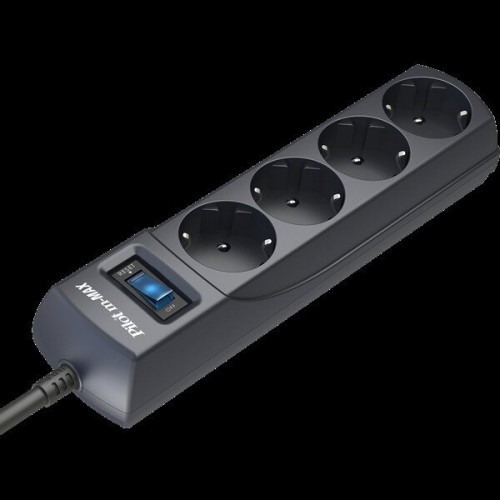 Сетевой фильтр Pilot m-MAX 4 розетки 1.8 м (черный) 9