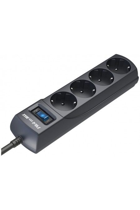 Сетевой фильтр Pilot m-MAX 4 розетки 7 м (черный) 2