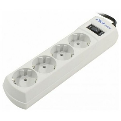 Сетевой фильтр Pilot mini 4 розетки 3 м (белый) 3