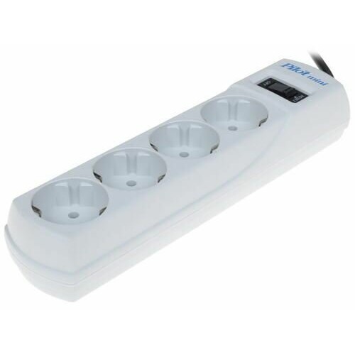 Сетевой фильтр Pilot mini 4 розетки 3 м (белый) 6