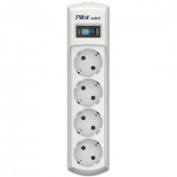 Сетевой фильтр Pilot mini 4 розетки 5 м (белый)