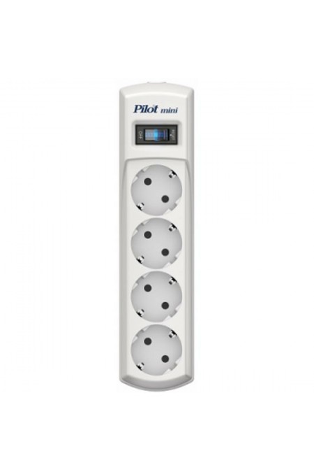 Сетевой фильтр Pilot mini 4 розетки 5 м (белый) 