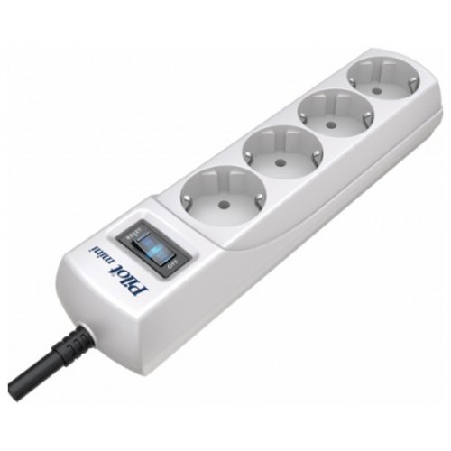 Сетевой фильтр Pilot mini 4 розетки 5 м (белый) 2