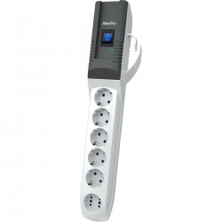 Сетевой фильтр Pilot Pro 2023 3м (6 розеток) (коробка) (серый)