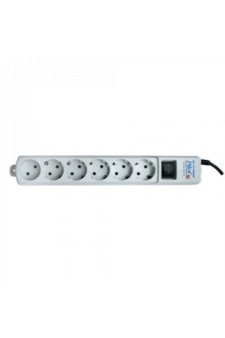 Сетевой фильтр Pilot S 6 розеток 1.8 м (белый) 1