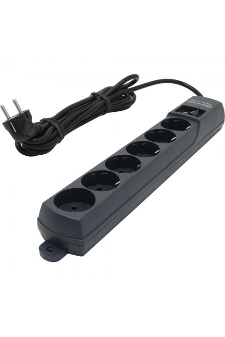 Сетевой фильтр Pilot S-Max 6 розеток 3 м (серый) 