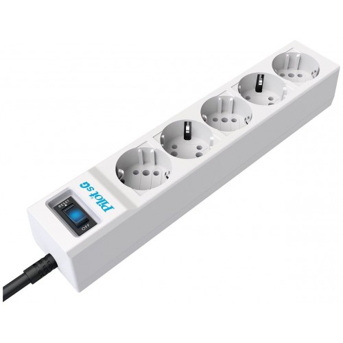 Сетевой фильтр Pilot SG 5x10 5 розеток 3 м (белый) 4