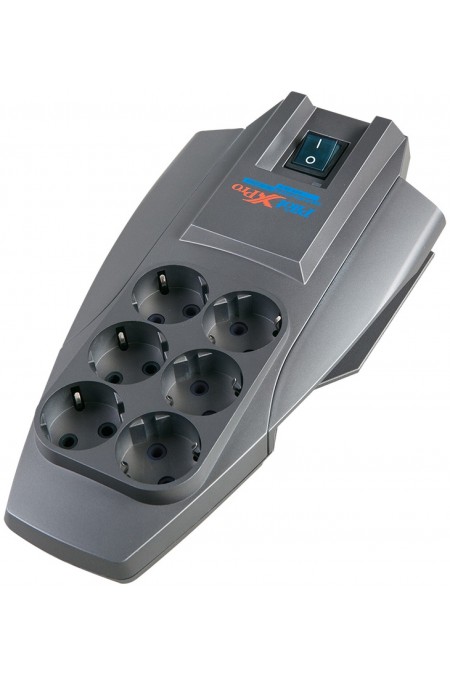 Сетевой фильтр Pilot XPro 6 розеток 1.8 м (серый) 