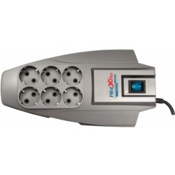 Сетевой фильтр Pilot XPro 6 розеток 3 м (серый)