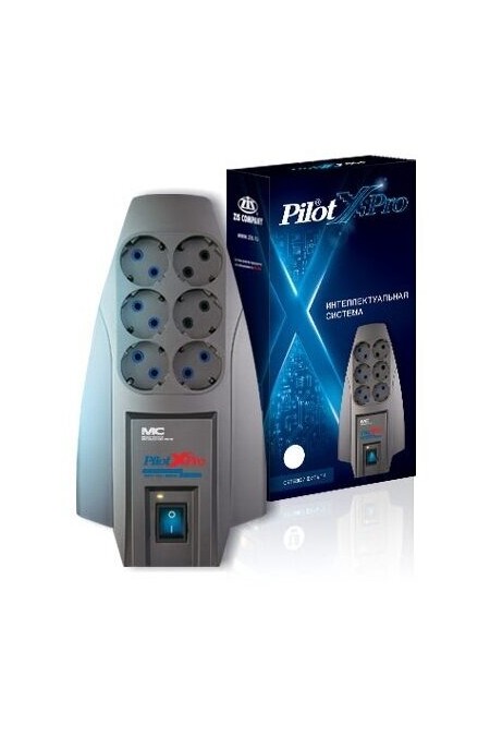 Сетевой фильтр Pilot Xpro 6 розеток 5 м (серый) 