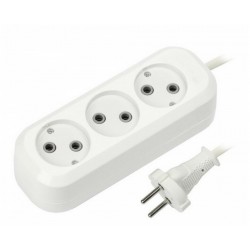 Сетевой фильтр SmartBuy SBE-10-3-05-N 3 розетки 5 м (белый)