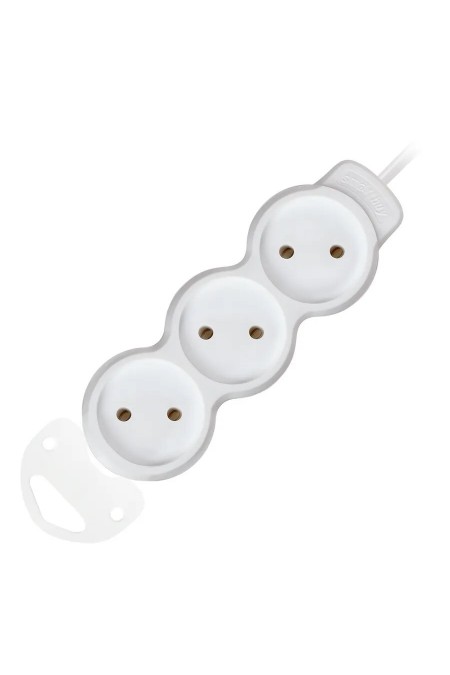Сетевой фильтр SmartBuy SBE-10-3-07m-N 3 розетки 7 м (белый) 