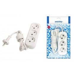 Сетевой фильтр SmartBuy SBE-10-3-10-N 3 розетки 10 м (белый)