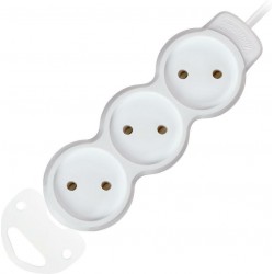 Сетевой фильтр SmartBuy SBE-10-3-10m-N 3 розетки 10 м (белый)
