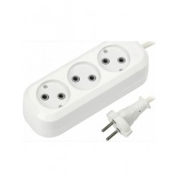 Сетевой фильтр SmartBuy SBE-10-3-15-N 3 розетки 15 м (белый)