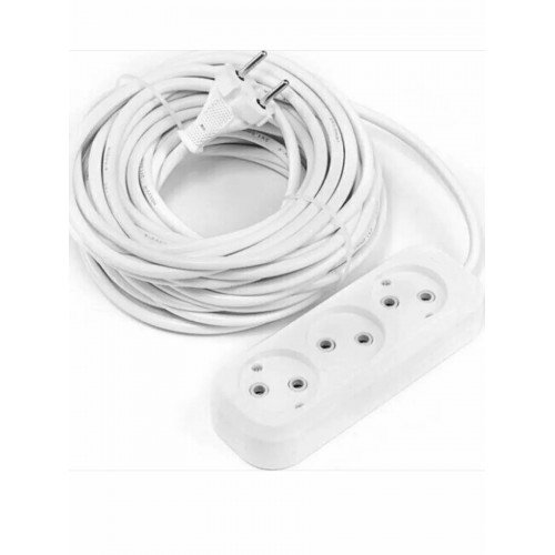 Сетевой фильтр SmartBuy SBE-10-3-15-N 3 розетки 15 м (белый) 1