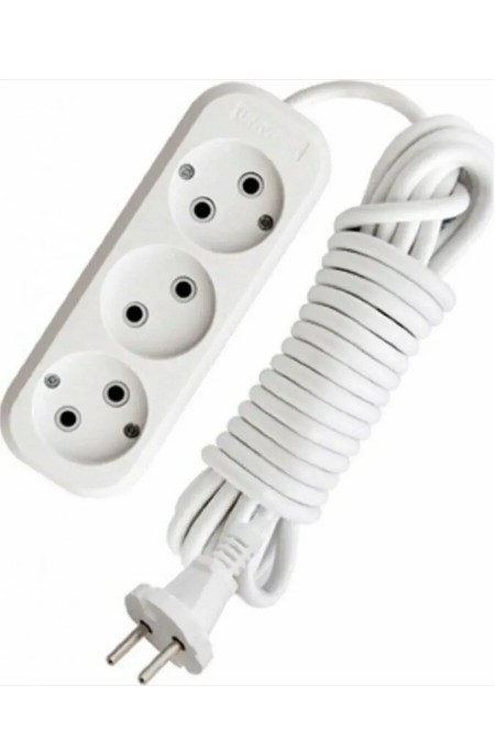 Сетевой фильтр SmartBuy SBE-10-3-15-N 3 розетки 15 м (белый) 