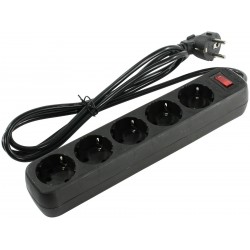 Сетевой фильтр SmartBuy SBSP-18-K 5 розеток 1.8 м (черный)