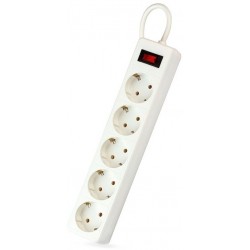 Сетевой фильтр SMARTBUY (SBSP-18-W) - 5 роз х 1,8 м (белый)