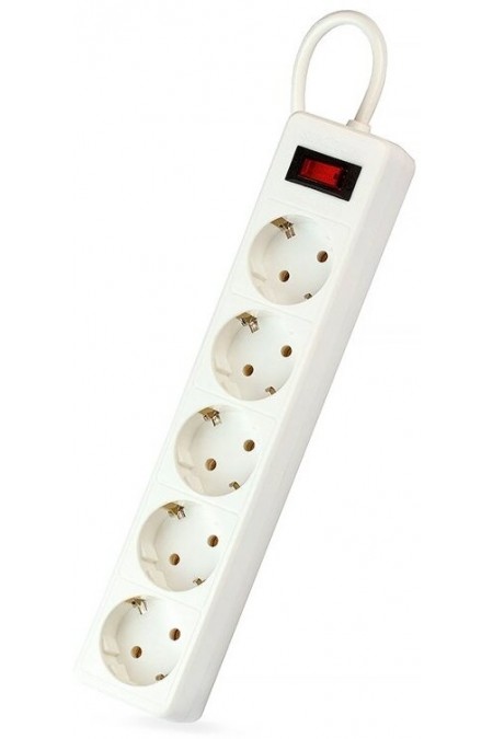 Сетевой фильтр SmartBuy SBSP-18-W 5 розеток 1.8 м (белый) 