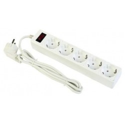 Сетевой фильтр SmartBuy SBSP-18-W 5 розеток 1.8 м (белый)