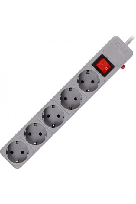 Сетевой фильтр SmartBuy SBSP-5-30-G 5 розеток 3 м (серый) 