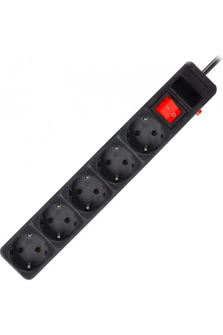 Сетевой фильтр SmartBuy SBSP-5-50-K 5 розеток 5 м (черный) 