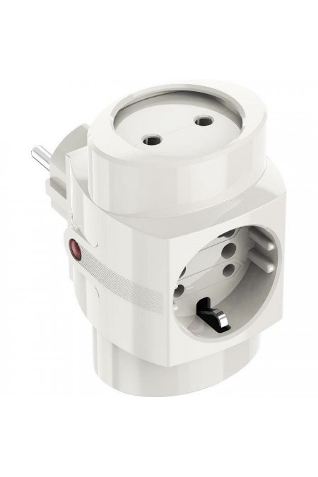 Сетевой разветвитель Pilot TR 3 розетки (белый) 