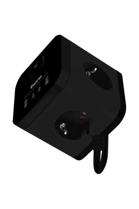 Сетевой удлинитель Buro BU-PC3.1UС-B 3 розетки 1.5 м (черный) 3