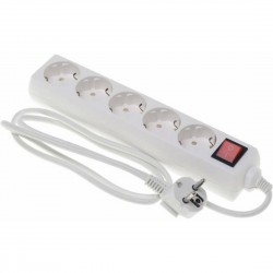Сетевой удлинитель Buro BU-PS5.1/W 5 розеток 1.5 м (белый)