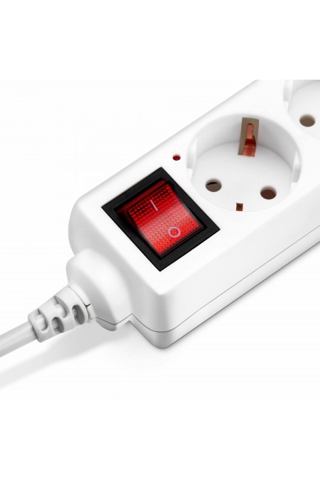 Сетевой удлинитель Buro BU-PS5.3/W 5 розеток 3 м (белый) 1