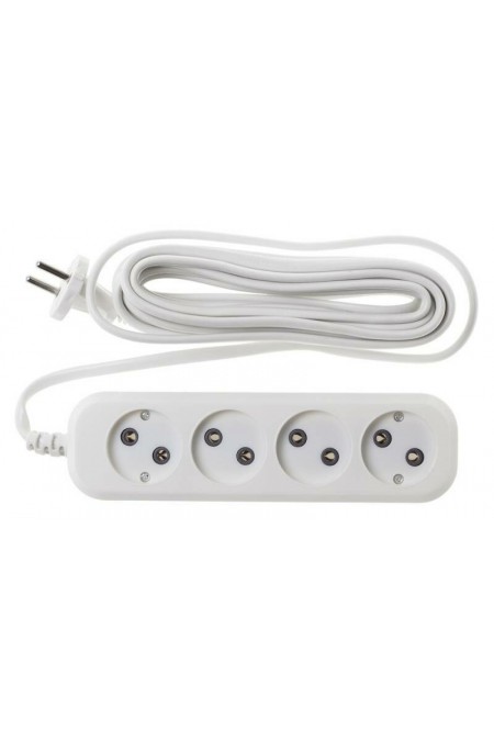 Сетевой удлинитель Buro BU-PSL4.5/W 4 розетки 5 м (белый) 5