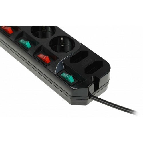 Сетевой удлинитель MOST A10 6 розеток 1.6 м (черный) 7