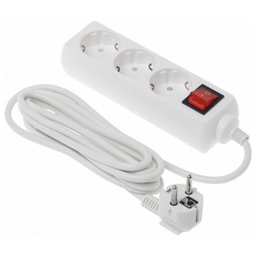 Сетевой удлинитель Buro BU-PS3.3/W 3 розетки 3 м (белый) 