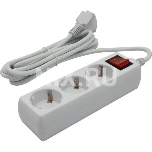 Сетевой удлинитель Buro BU-PS3.3/W 3 розетки 3 м (белый) 2
