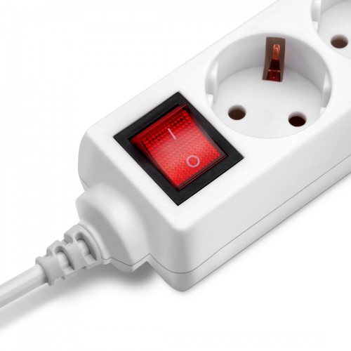 Сетевой удлинитель Buro BU-PS3.3/W 3 розетки 3 м (белый) 5