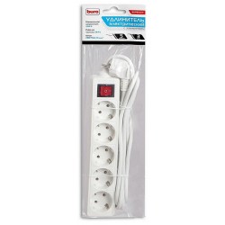 Удлинитель Buro BU-PS5.3/W 5 розеток 3 м (белый)