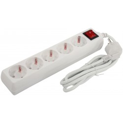Удлинитель Buro BU-PS5.5/W 5 розеток 5 м (белый)