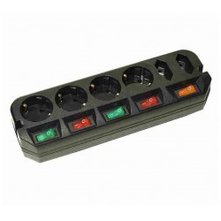 Удлинитель MOST Active A16 6 розеток 3 м (черный)