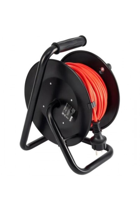 Удлинитель на катушке силовой Buro BU-PSR4.20/G-16 4 розетки 20 м (оранжевый) 1